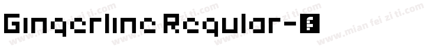 Gingerline Regular字体转换